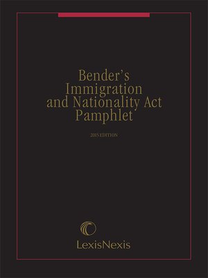 cover image of Bender's Immigration and Nationality Act Pamphlet